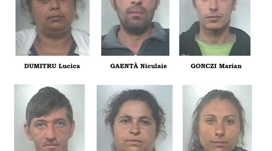 Catania, sgominata banda di ladri romena
