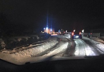 Linguaglossa, tempesta di neve e grandine VIDEO