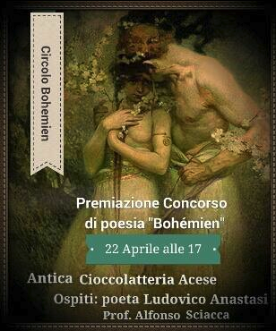 Acireale, il poeta Ludovico Anastasi in un incontro del Circolo Boh&eacute;mien