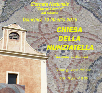 Domani aperta al pubblico la chiesa Nunziatella di Mascali