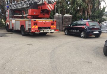 Incendio in una serra a Santa Venerina. Danni ingenti VD