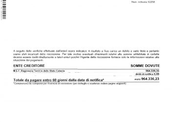 Randazzo, maxi cartella esattoriale: il Tribunale rinvia la decisione al 2020