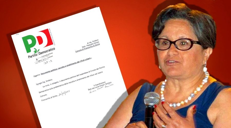 Lucia Chisari Santoro, Circolo Pd Francavilla di Sicilia