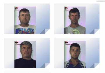 Gaggi, 4 arresti per furto