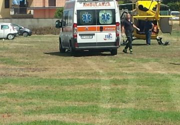 Mascali: grave incidente. Interviene elisoccorso