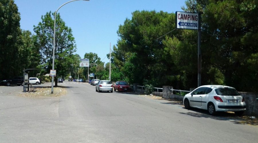 Marina di Cottone, a fuoco un cassonetto