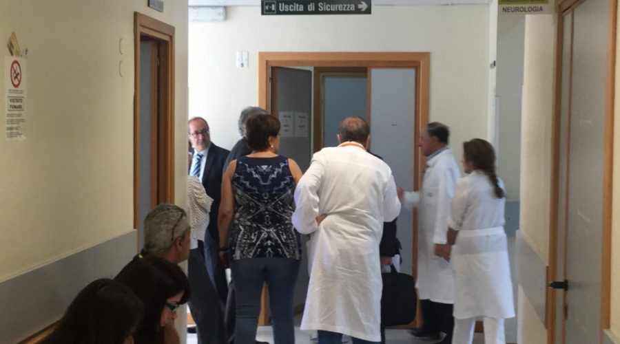 Ospedale, ispezione della Regione