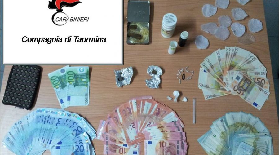 Taormina: arrestato il titolare di un bar per detenzione ai fini di spaccio