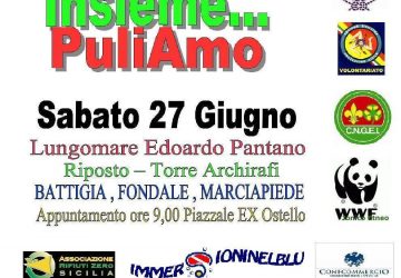 Riposto, domani volontari ripuliranno il Lungomare