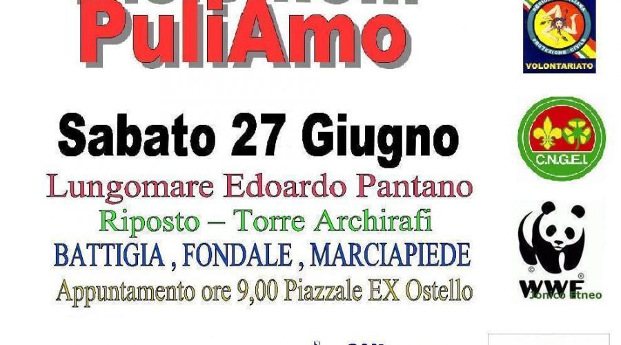 Riposto, domani volontari ripuliranno il Lungomare