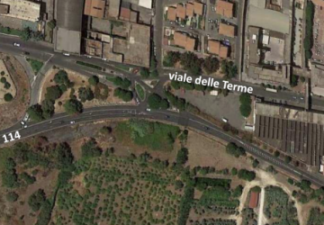 Acireale: aperta provvisoriamente la rotatoria sulla SS 114