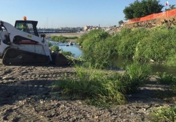 Alveo torrente Macchia, modifiche su percorso e pendenze