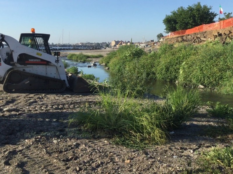 Alveo torrente Macchia, modifiche su percorso e pendenze