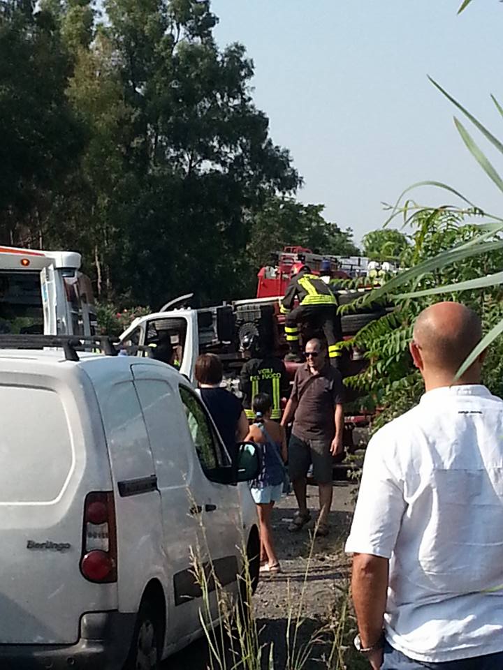 Giarre, grave incidente stradale autonomo in autostrada