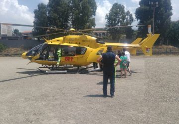 Incidente via Spiaggia, sta bene la bimba di 8 anni