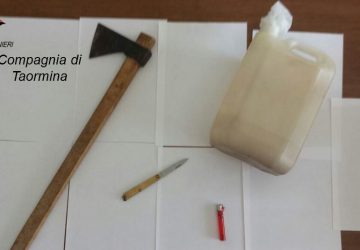 Taormina: litiga e tenta di dare fuoco a distributore di benzina. Arrestato