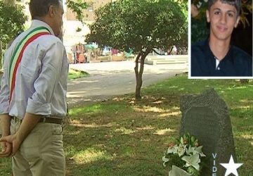 Adrano ricorda il 19enne Rosario Ranno: ucciso 3 anni fa alla villa comunale