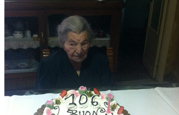 Giarre: ci lascia, a pochi giorni del suo 107° compleanno, la signora Agata Fichera