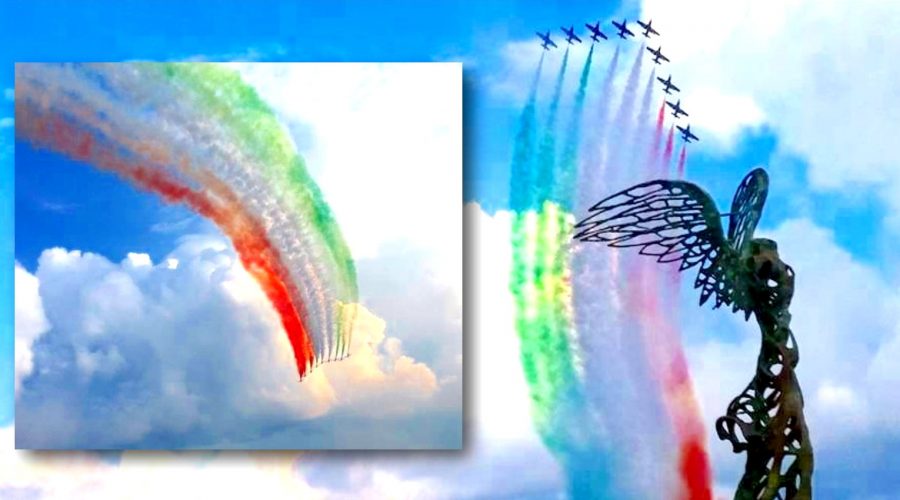 Giardini Naxos: un’indimenticabile domenica “italiana” con le Frecce Tricolori