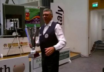 Il giarrese Rosario Brillante campione italiano carambola a tre sponde