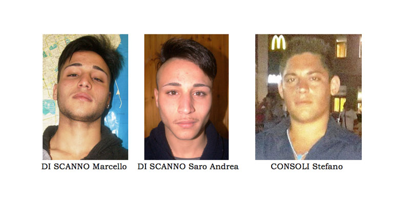 Catania, erano il terrore dei giovani: “pizzicati” 3 bulli