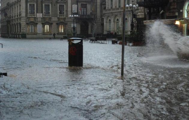 Allerta meteo in molti comuni della Sicilia orientale$