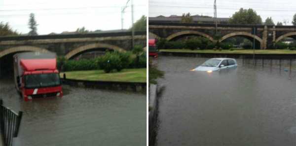 Catania: bomba d’acqua anche sul capoluogo. Strade come fiumi