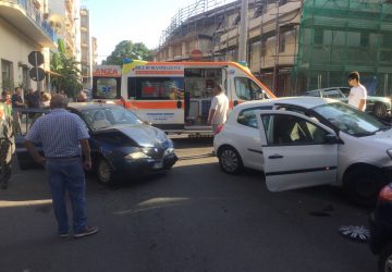 Giarre, incidente in via Alfieri: due feriti