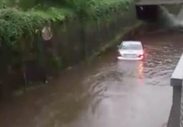 Maltempo nel giarrese: allagamenti nei sottoponti. Numerosi interventi dei vigili del fuoco