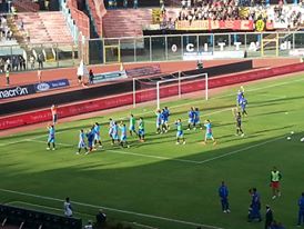 Un gol di Plasmati regala tre punti al Catania