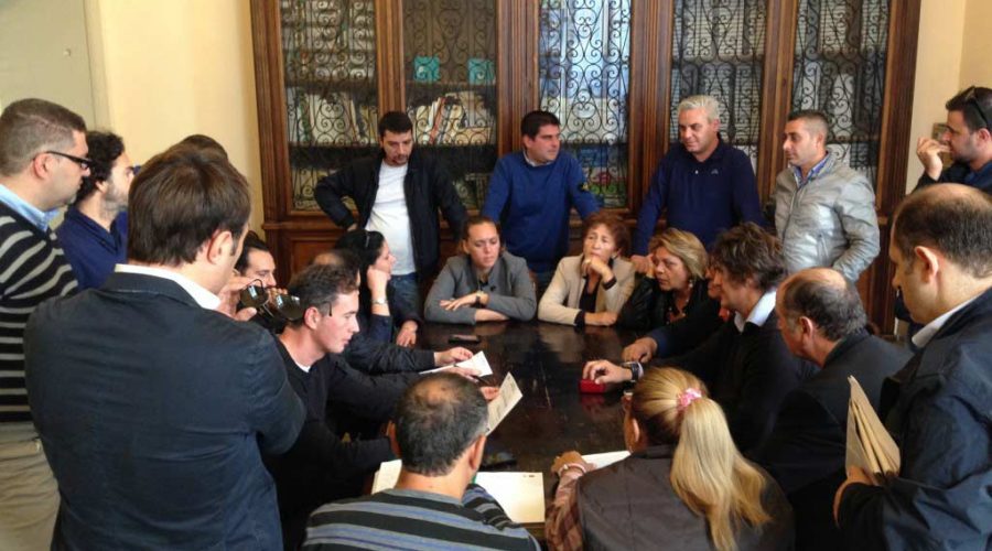 Catania, delegazione della Confersercenti ricevuta dalle Commissioni Viabilità  e Commercio