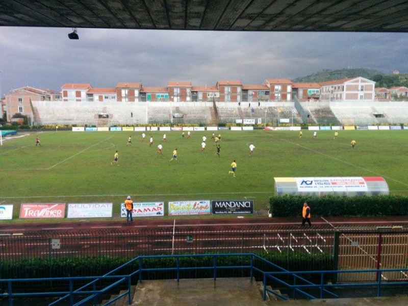 Il Giarre calcio sconfitto nel recupero a Barcellona Pozzo di Gotto