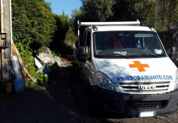 Acireale, rimossa la discarica di amianto in via Cervo