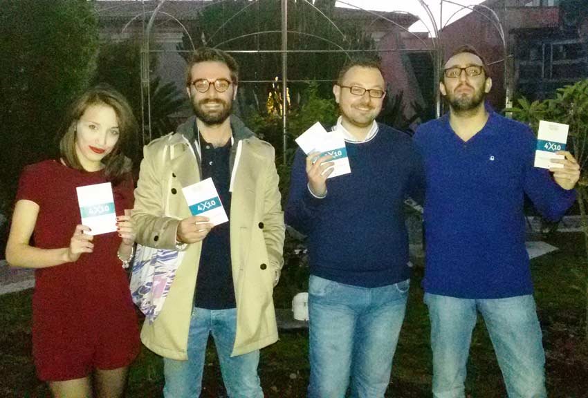 Successo per la presentazione di 4×10 con i poeti Chiara Carastro, Antonio Lanza, Michele Leonardi e Pietro Russo