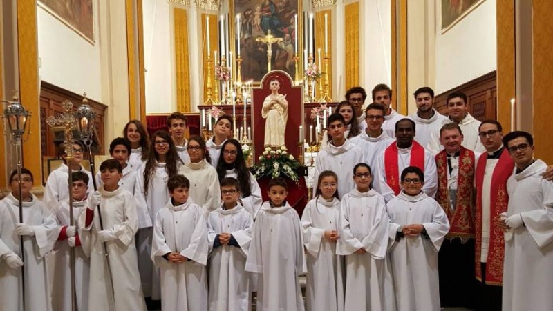 Macchia: i ministranti portano in auge San Tarcisio