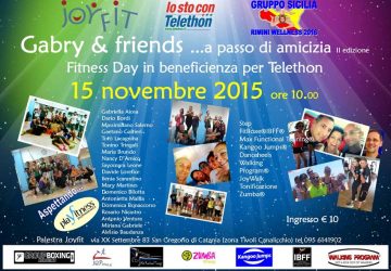 San Gregorio di Catania: domenica 15, giornata di fitness &ldquo;solidale&rdquo; con Telethon