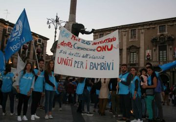 Catania, successo per il flash mob del Comitato provinciale Unicef