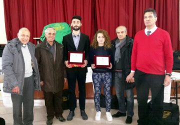 L&rsquo;Atletica Linguaglossa premia due giovani atleti promettenti