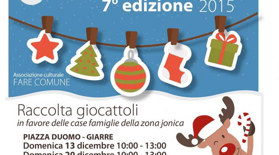 Giarre, torna “Un sorriso per Natale”: la solidarietà nei confronti di minori abbandonati o disagiati