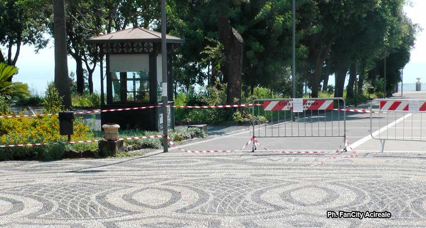 Acireale, approvato il progetto per il ripristino della pavimentazione della villa Belvedere