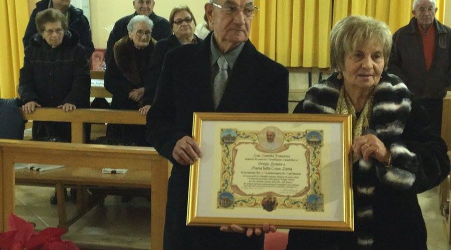 Cinquant’anni d’amore: la coppia Orazio e Maria Sciuto ha festeggiato le nozze d’oro