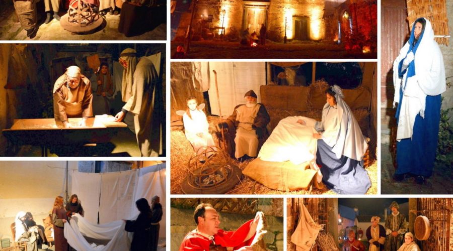 Alcune scene del Presepe Vivente 2015 di MALVAGNA