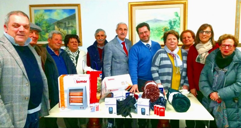 Trappitello, regali per il “Centro Anziani”