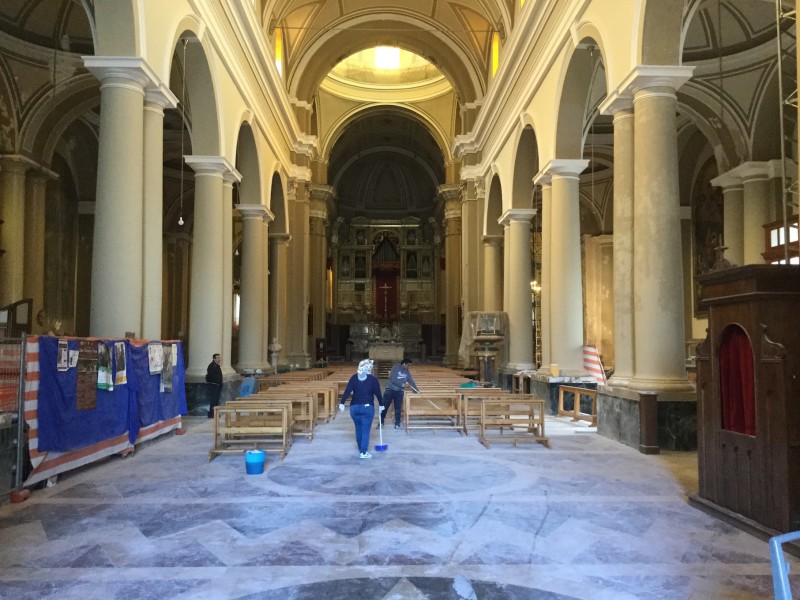 Giarre, dopo tre anni di cantieri riapre il Duomo: fruibile anche la navata centrale