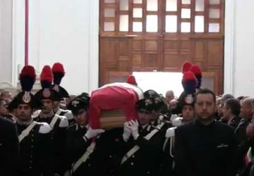 L’addio al carabiniere Sciannaca, deceduto in servizio VIDEO