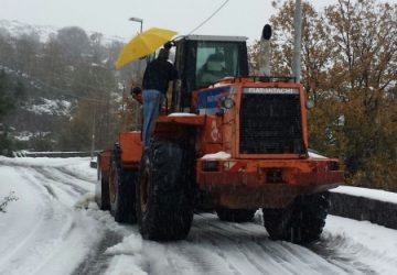 Mascali, emergenza neve: interventi a Puntalazzo e via Nocille