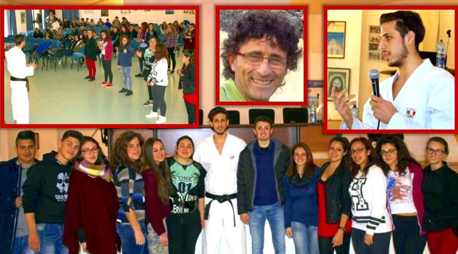 Taormina, lezione di Karate all’I.I.S.S. “Pugliatti”