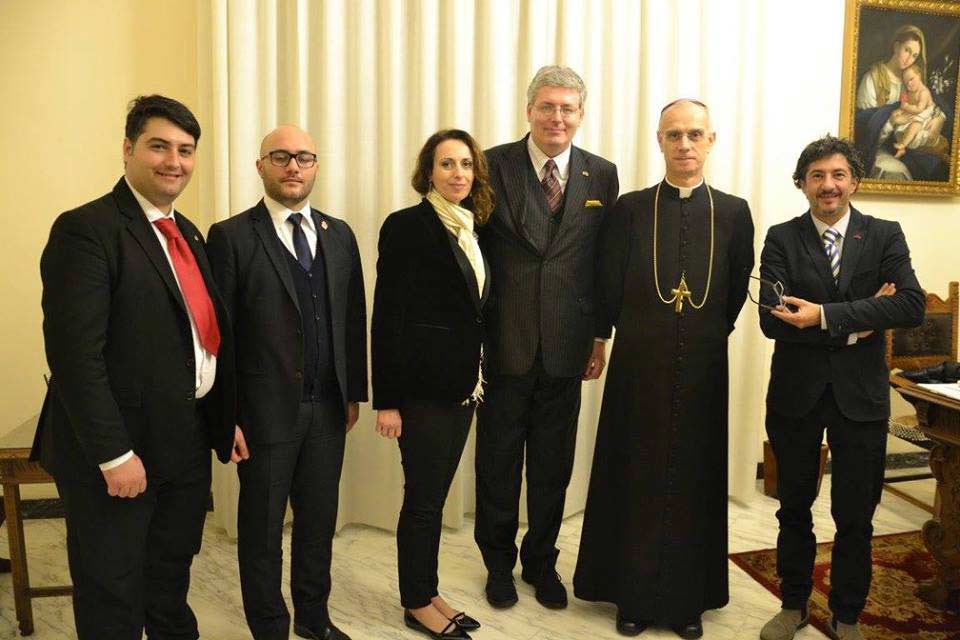 Acireale, il principe di Montenegro Stephan Cernetic ha incontrato il Vescovo mons. Antonino Raspanti