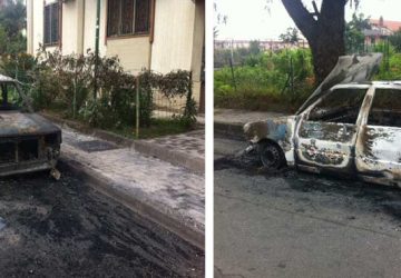 Giarre, nuova alba di fuoco in via Romagna: due auto in fiamme