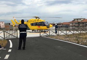 Giarre, uomo accusa un malore. Interviene elisoccorso